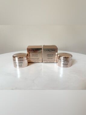 Lancome Absolue Eye Cream and Soft Cream Travel Bundle 5 ml / 0.17 fl oz Each
